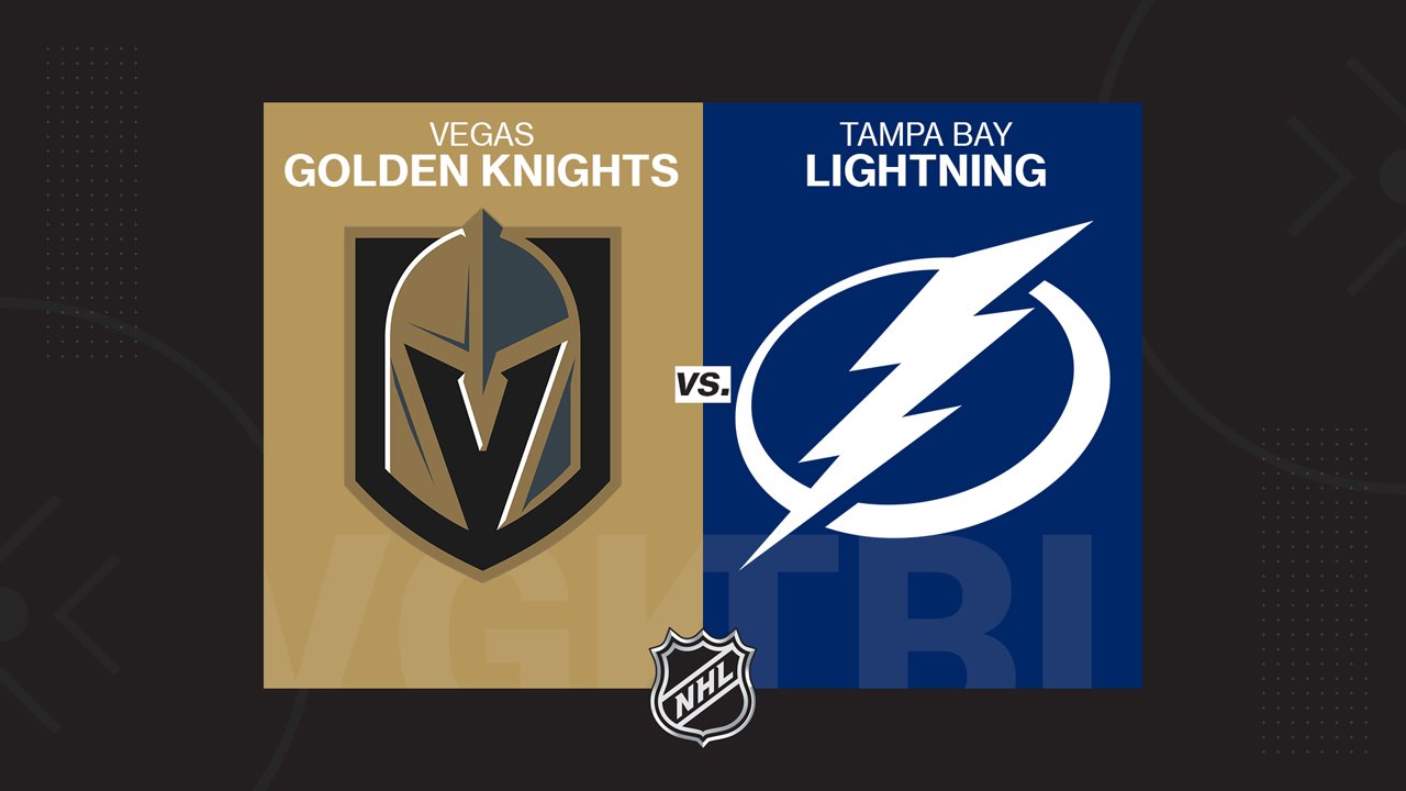 Vegas Golden Knights vs Tampa Bay Lightning poster