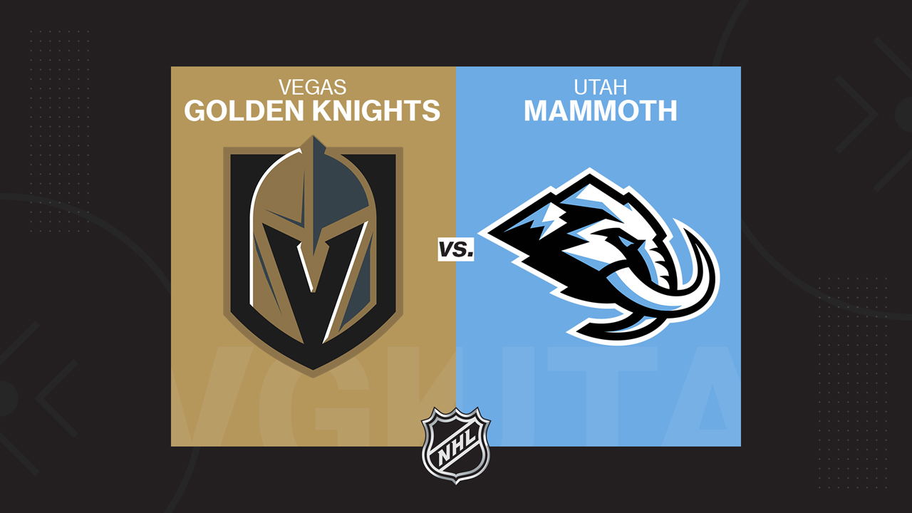 Vegas Golden Knights vs Utah Mammoth poster
