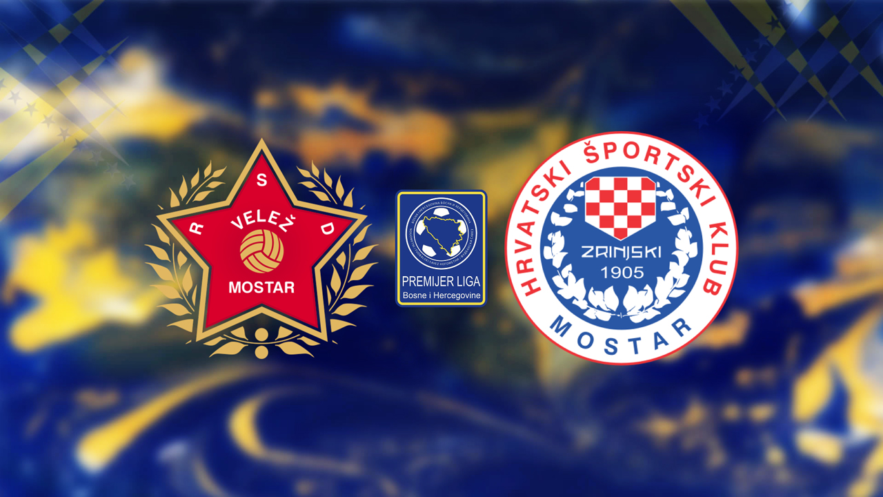 Velež Mostar vs Zrinjski Mostar poster Velež Mostar vs Zrinjski Mostar poster