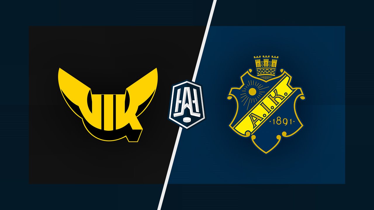 VIK Västerås HK vs AIK IF poster