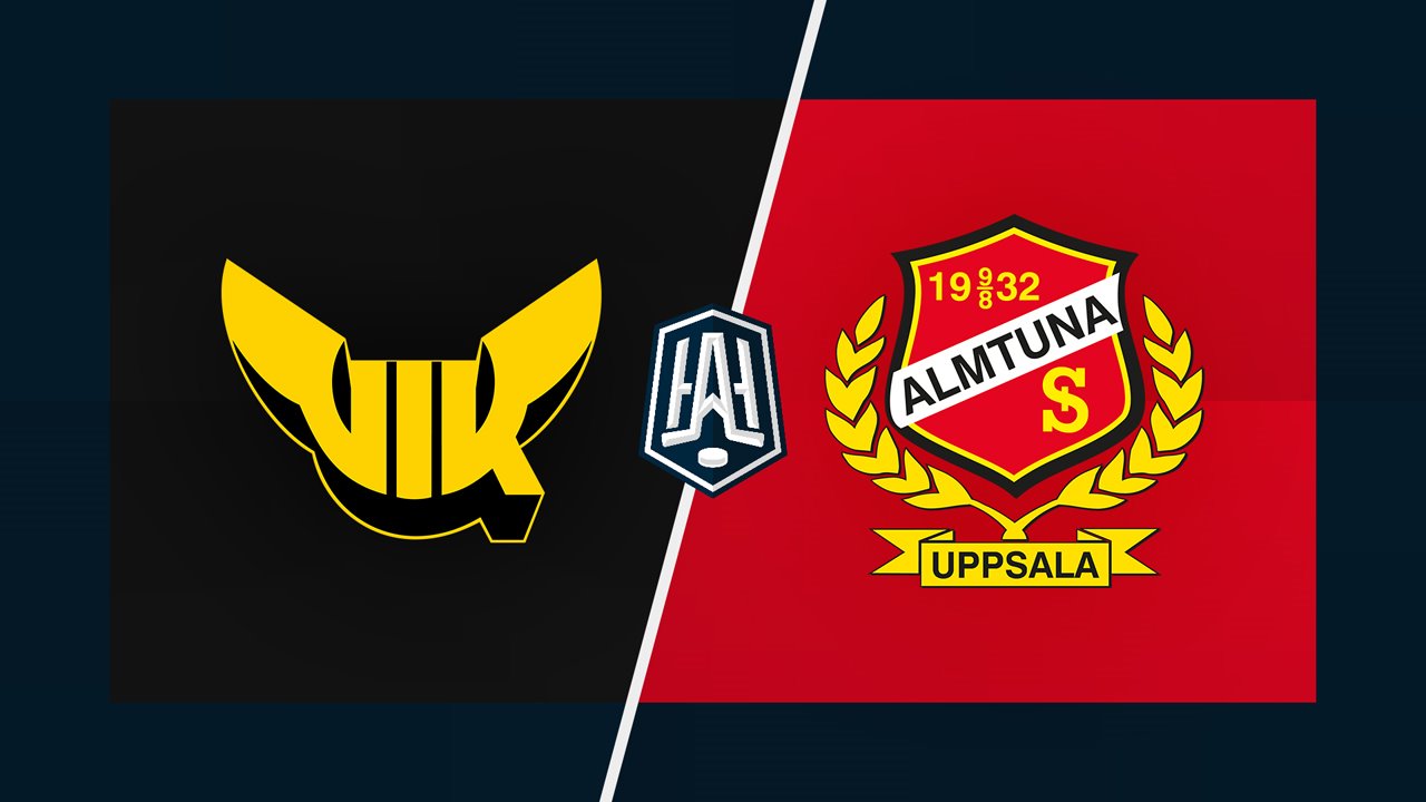 VIK Västerås HK vs Almtuna IS poster VIK Västerås HK vs Almtuna IS poster
