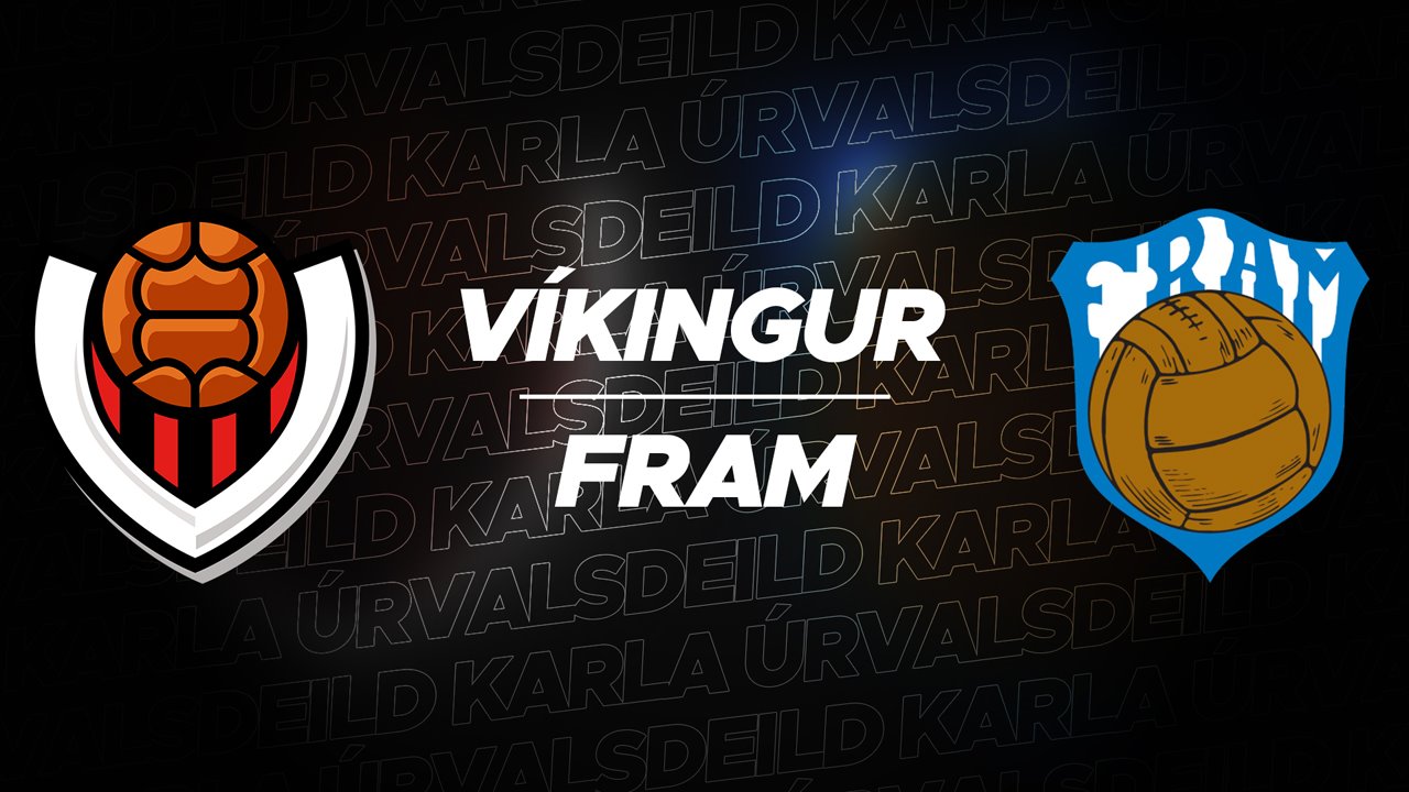 Víkingur Reykjavík vs Fram Reykjavík poster