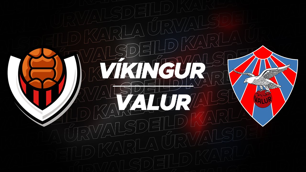 Víkingur Reykjavík vs Valur poster