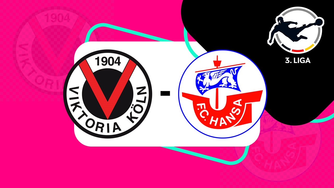 Viktoria Köln vs Hansa Rostock poster