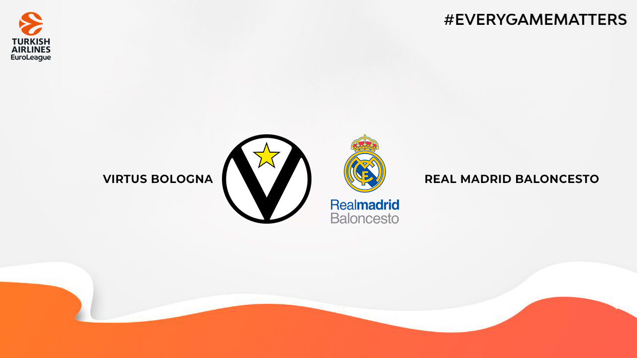 Virtus Pallacanestro Bologna vs Real Madrid Baloncesto poster
