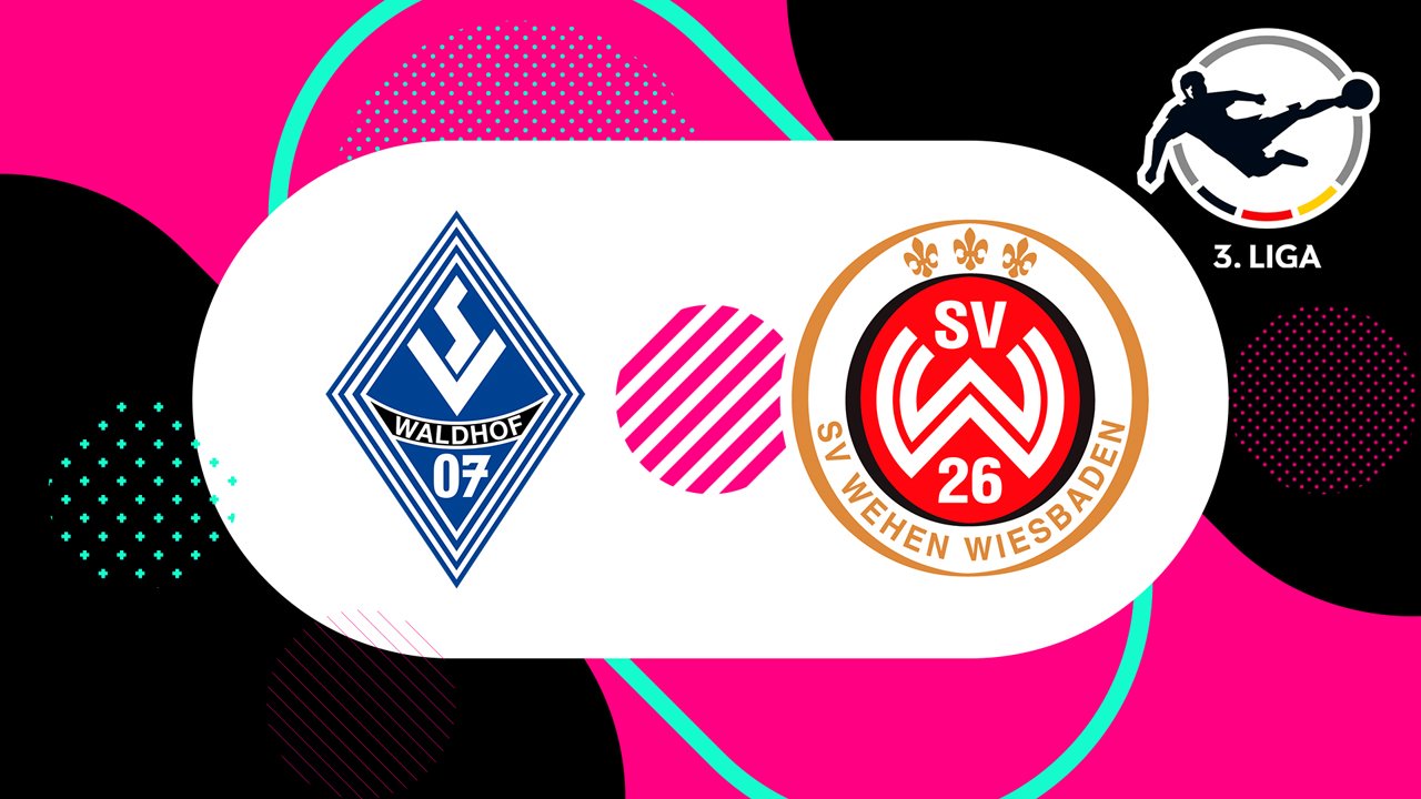 Waldhof Mannheim vs Wehen Wiesbaden poster