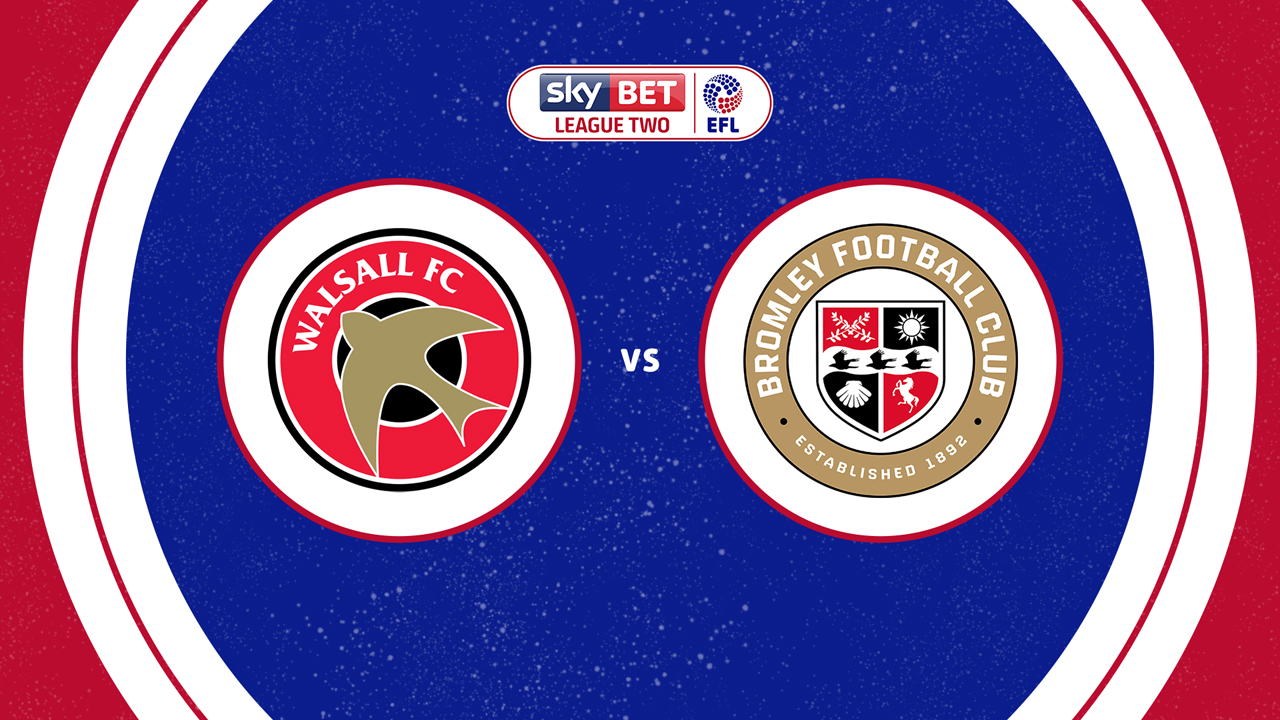 Walsall vs Bromley poster