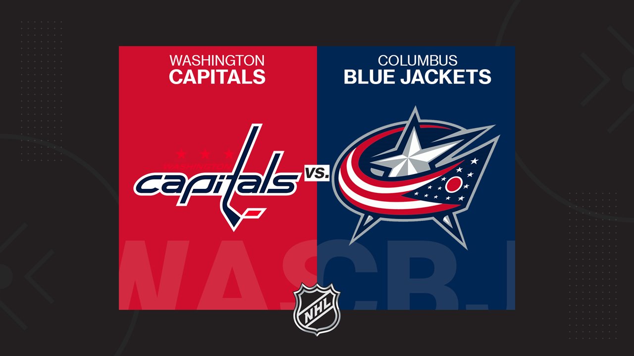 Washington Capitals vs Columbus Blue Jackets poster