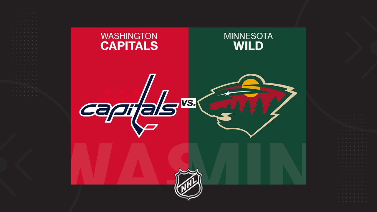 Washington Capitals vs Minnesota Wild poster