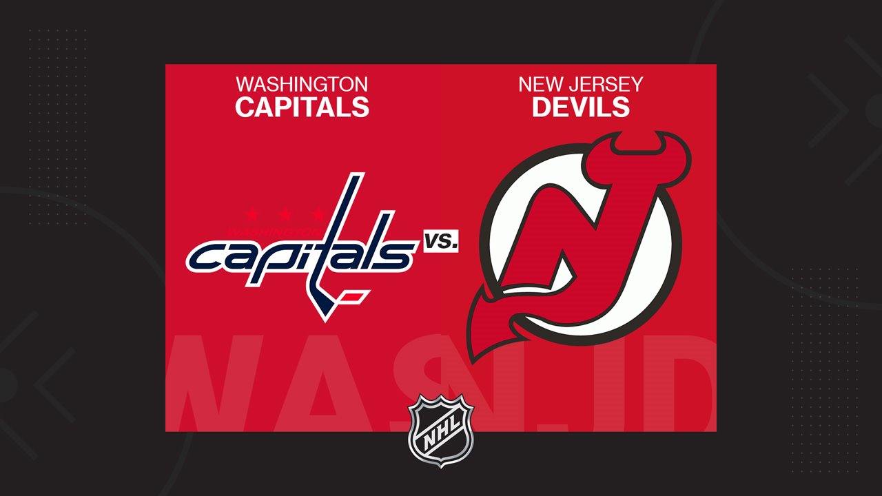 Washington Capitals vs New Jersey Devils poster Washington Capitals vs New Jersey Devils poster