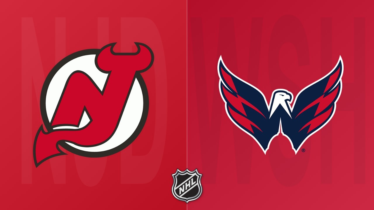 Washington Capitals vs New Jersey Devils poster