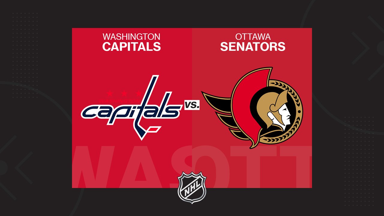 Washington Capitals vs Ottawa Senators poster