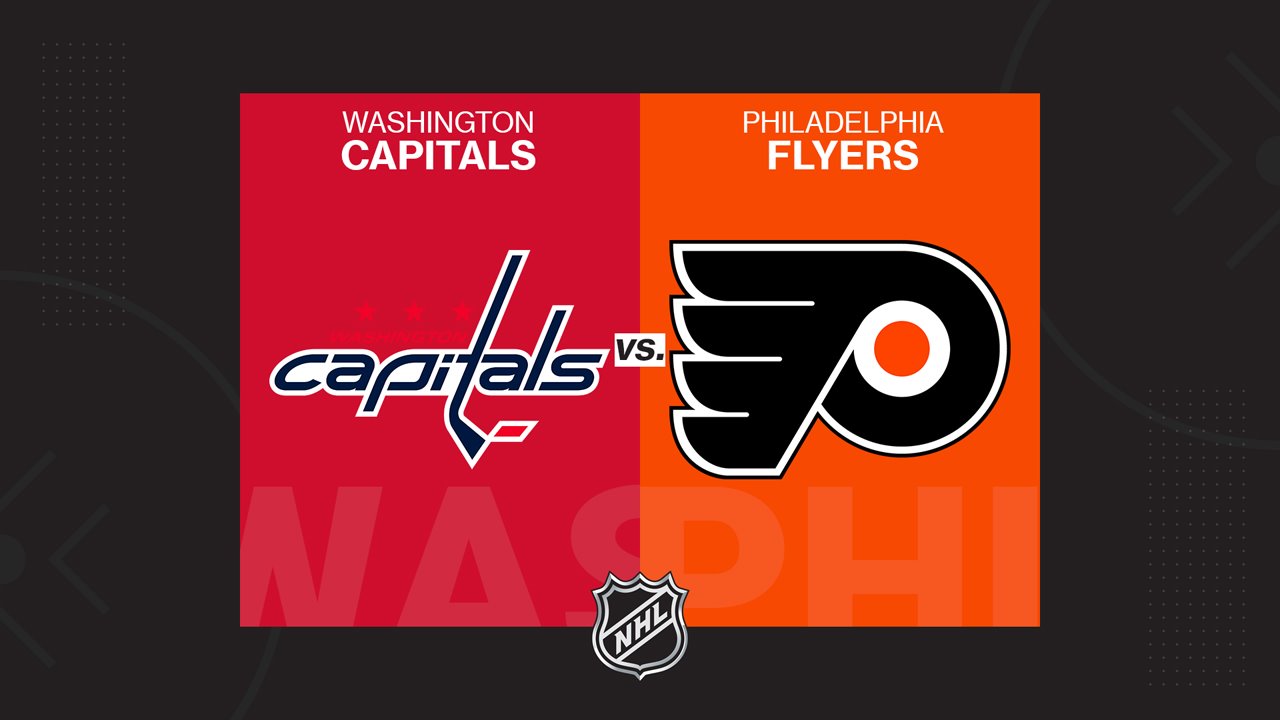 Washington Capitals vs Philadelphia Flyers poster