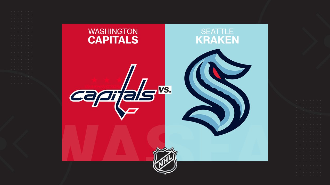 Washington Capitals vs Seattle Kraken poster