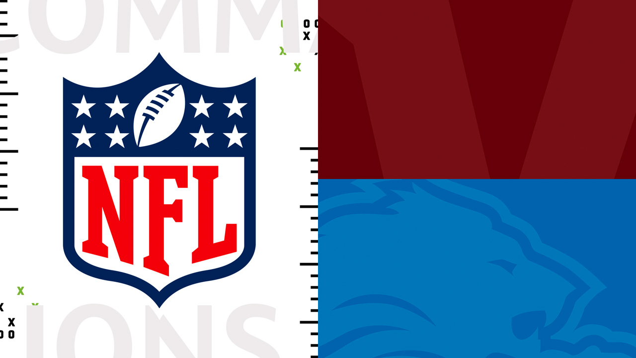 Washington Commanders vs Detroit Lions poster