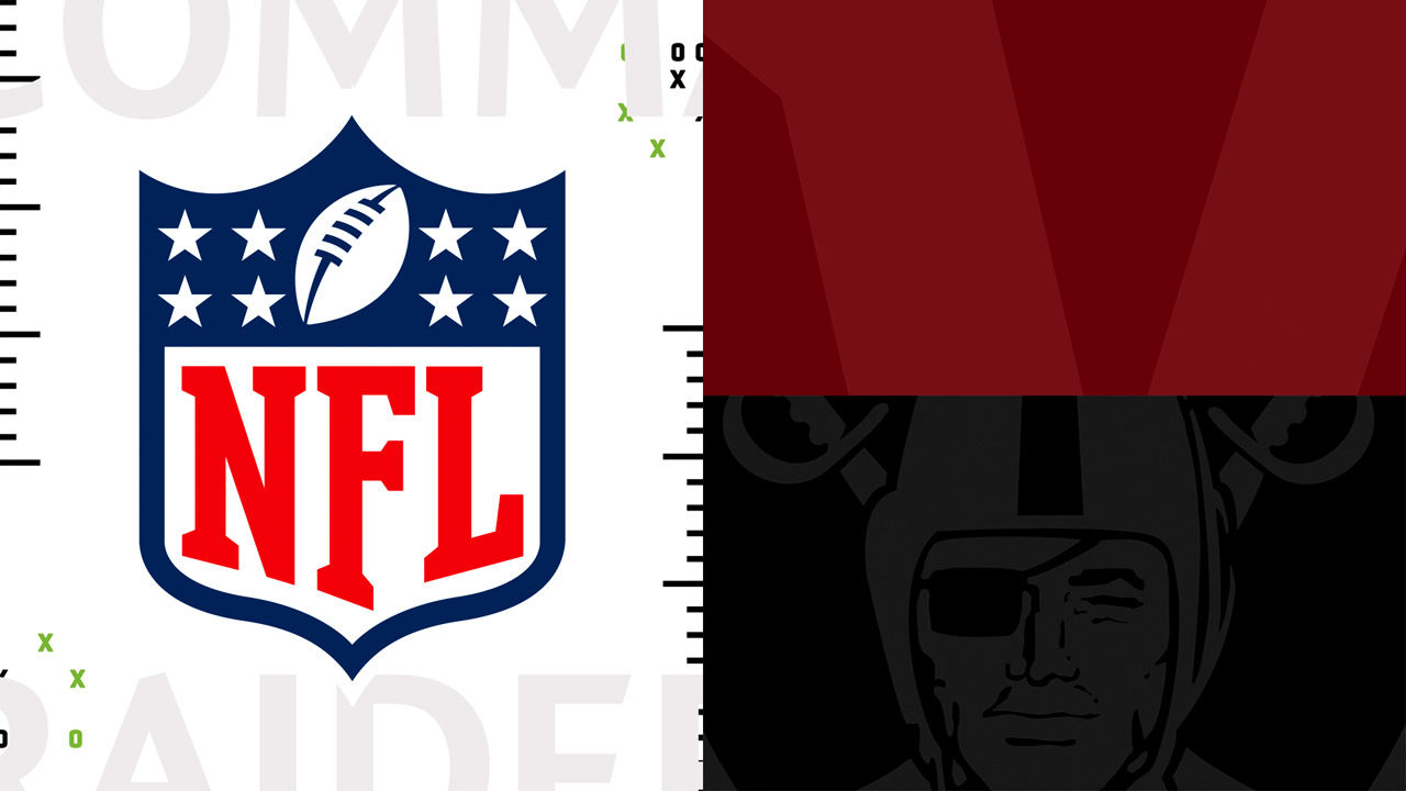 Washington Commanders vs Las Vegas Raiders poster