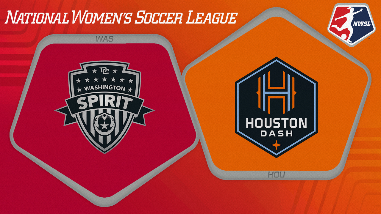 Washington Spirit vs Houston Dash poster Washington Spirit vs Houston Dash poster