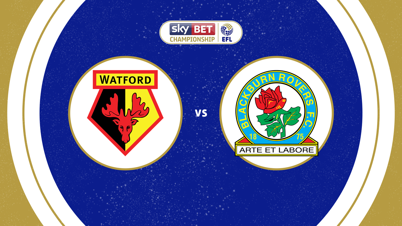 Watford vs Blackburn Rovers poster