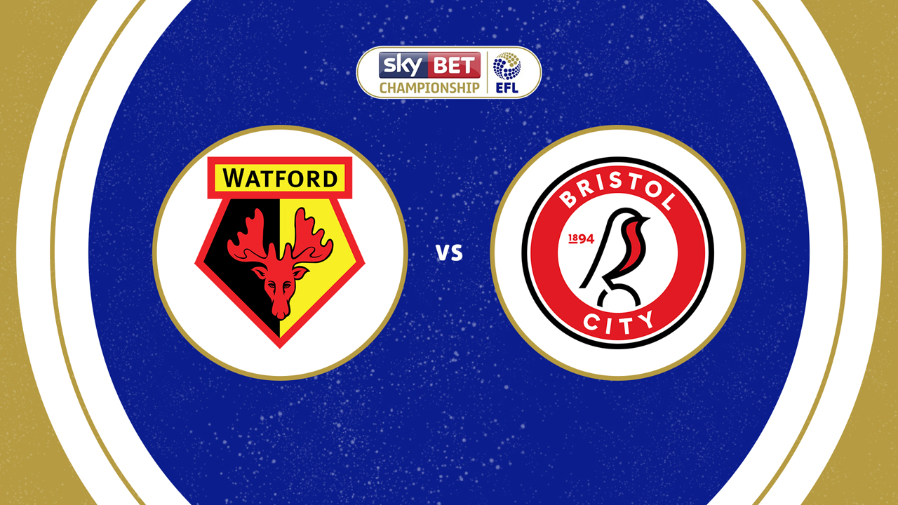 Watford vs Bristol City poster