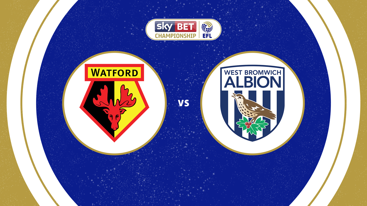 Watford vs West Bromwich Albion poster