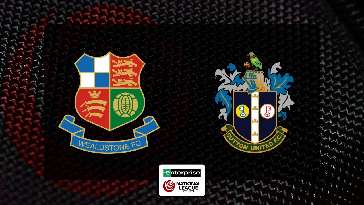 Wealdstone vs Sutton United poster