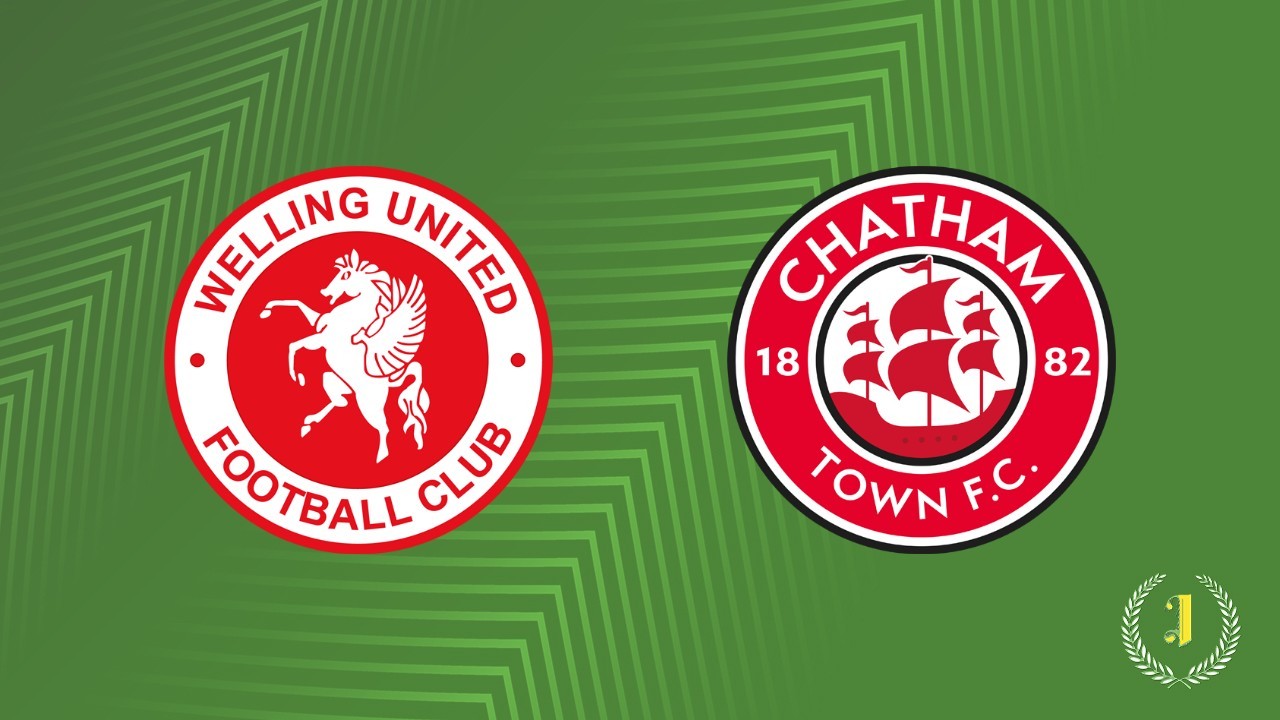 Welling United vs Chatham Town poster