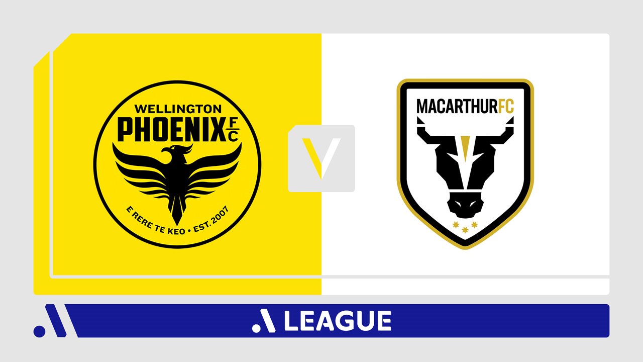 Wellington Phoenix vs Macarthur FC poster Wellington Phoenix vs Macarthur FC poster