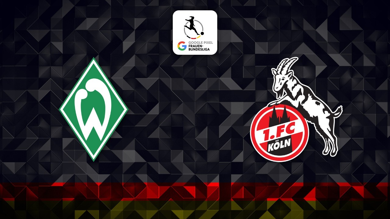 Werder Bremen Women vs FC Koln Women poster Werder Bremen Women vs FC Koln Women poster