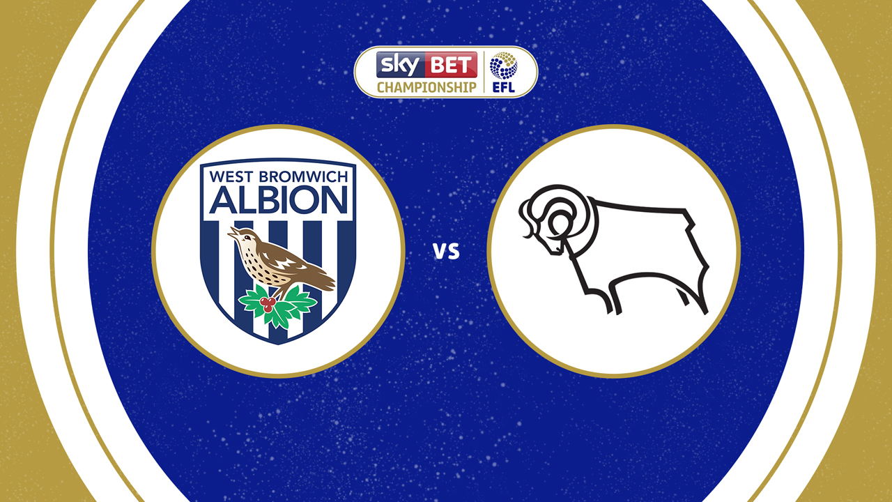 West Bromwich Albion vs Derby County poster