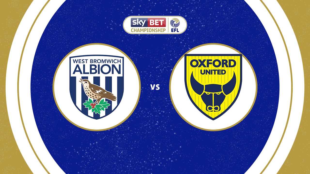 West Bromwich Albion vs Oxford United poster