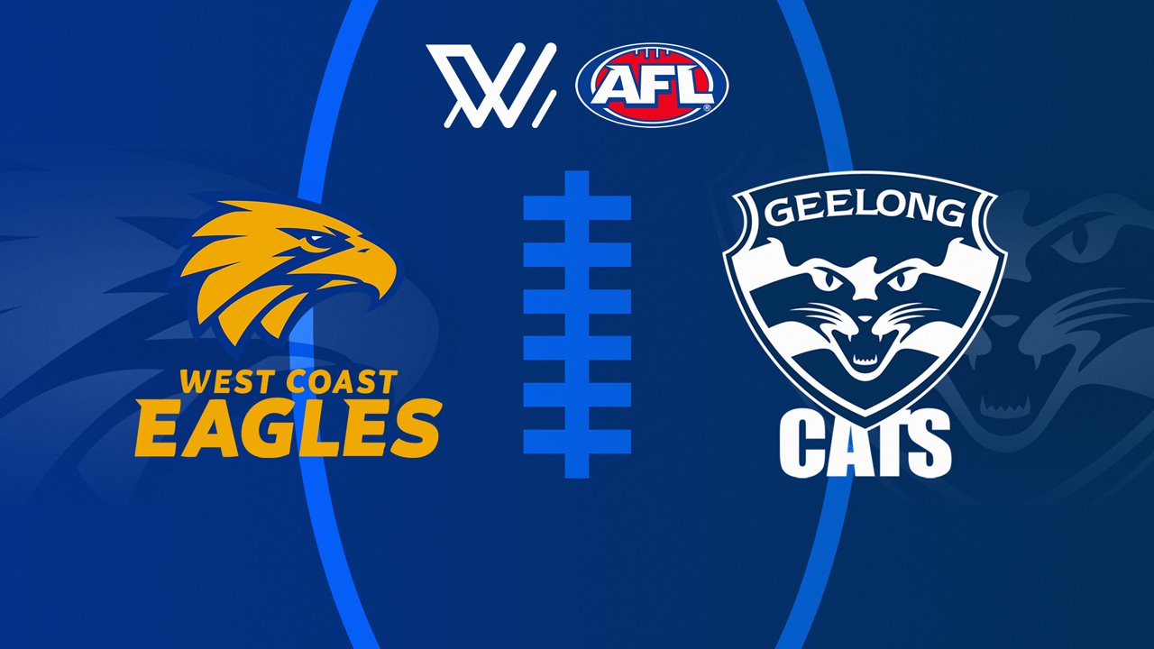 West Coast Eagles Women vs Geelong Cats Women poster