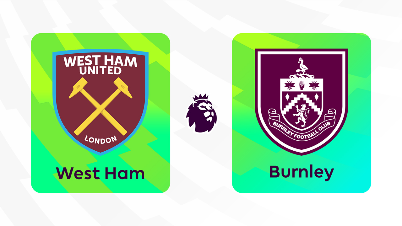West Ham United vs Burnley poster