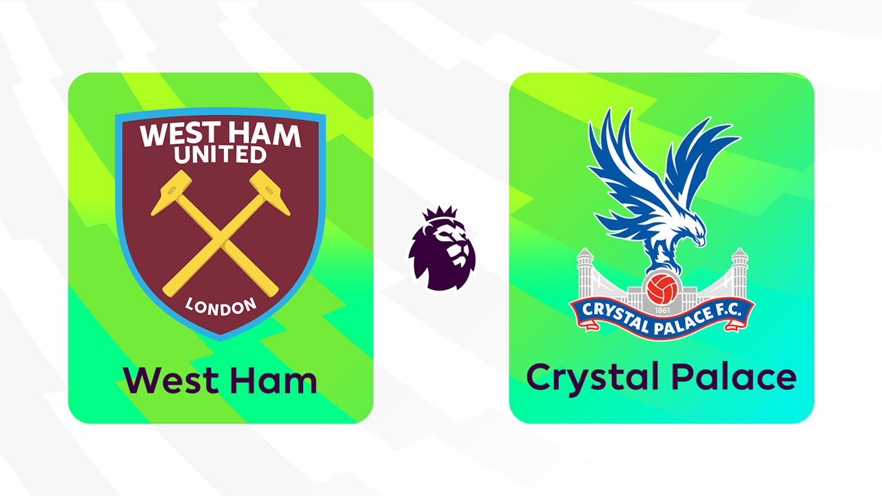West Ham United vs Crystal Palace poster
