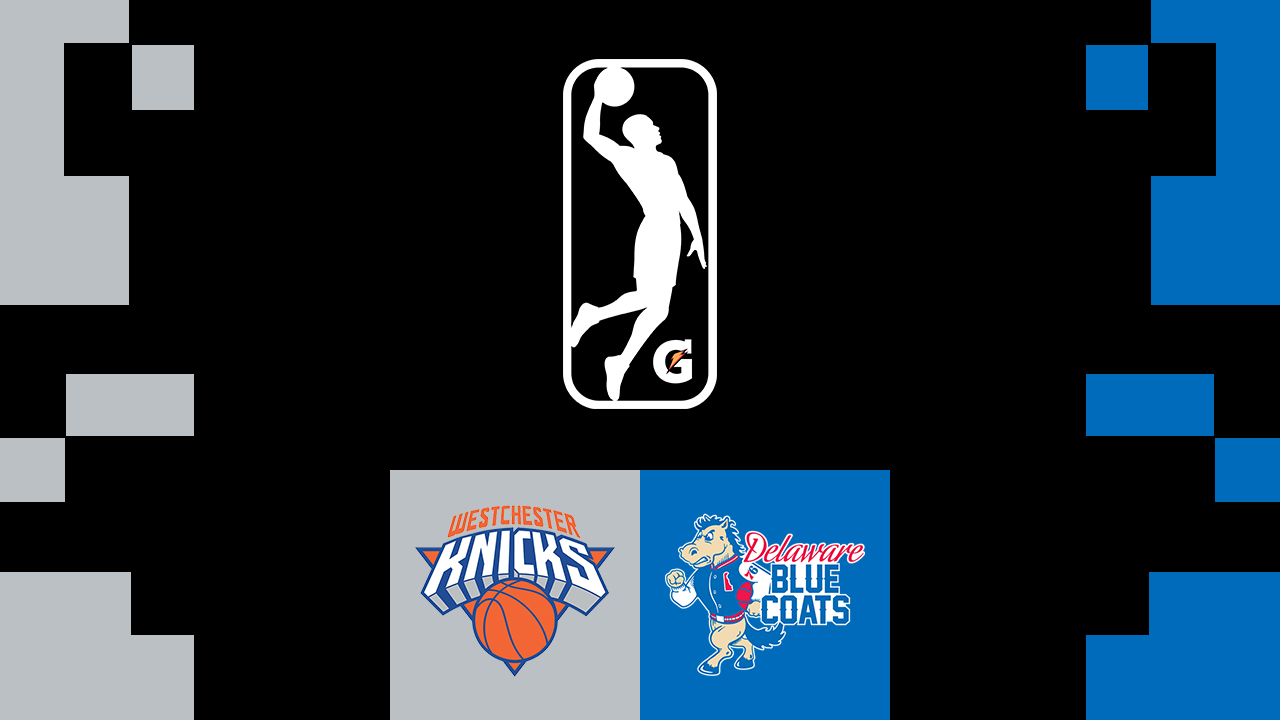 Westchester Knicks vs Delaware Blue Coats poster