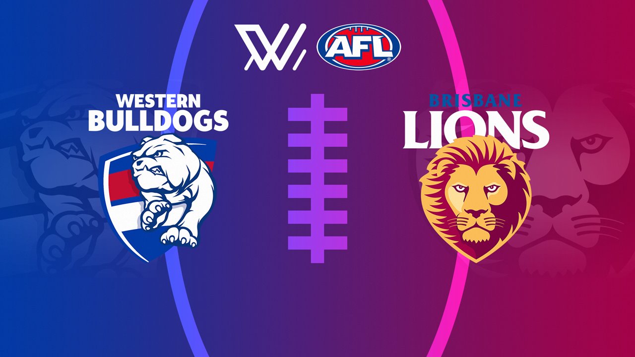Western Bulldogs Bulldogs Women vs Brisbane Lions Women poster