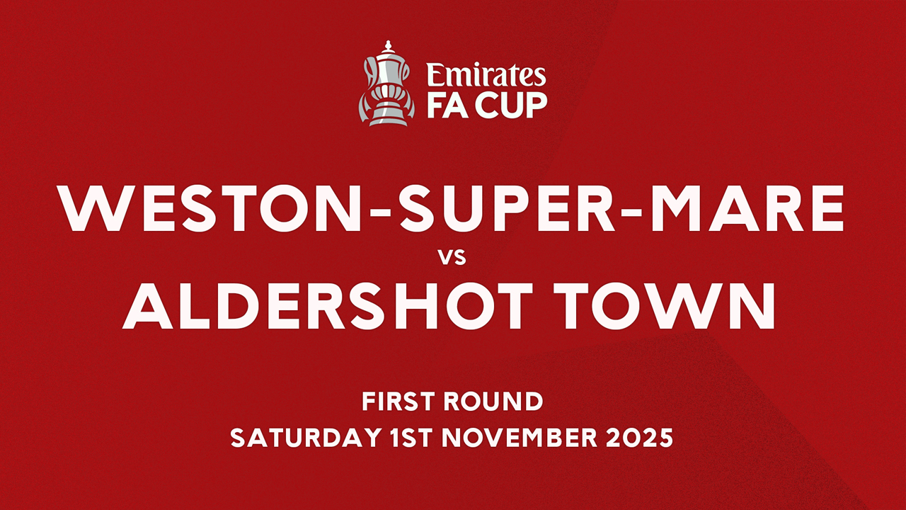 Weston-super-Mare vs Aldershot Town poster