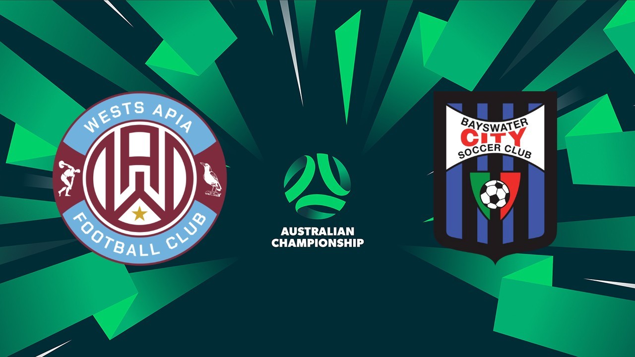 Wests APIA vs Bayswater City poster Wests APIA vs Bayswater City poster