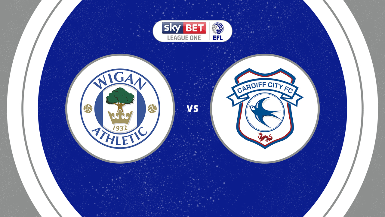 Wigan Athletic vs Cardiff City poster