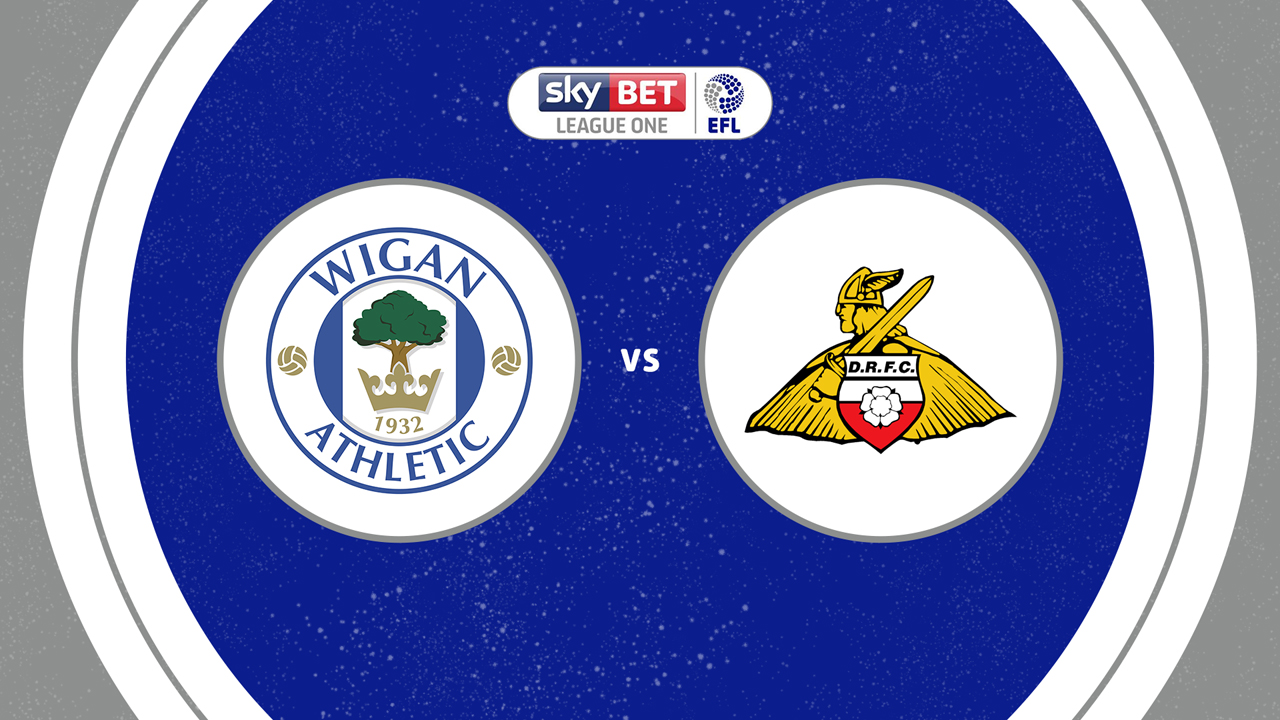 Wigan Athletic vs Doncaster Rovers poster