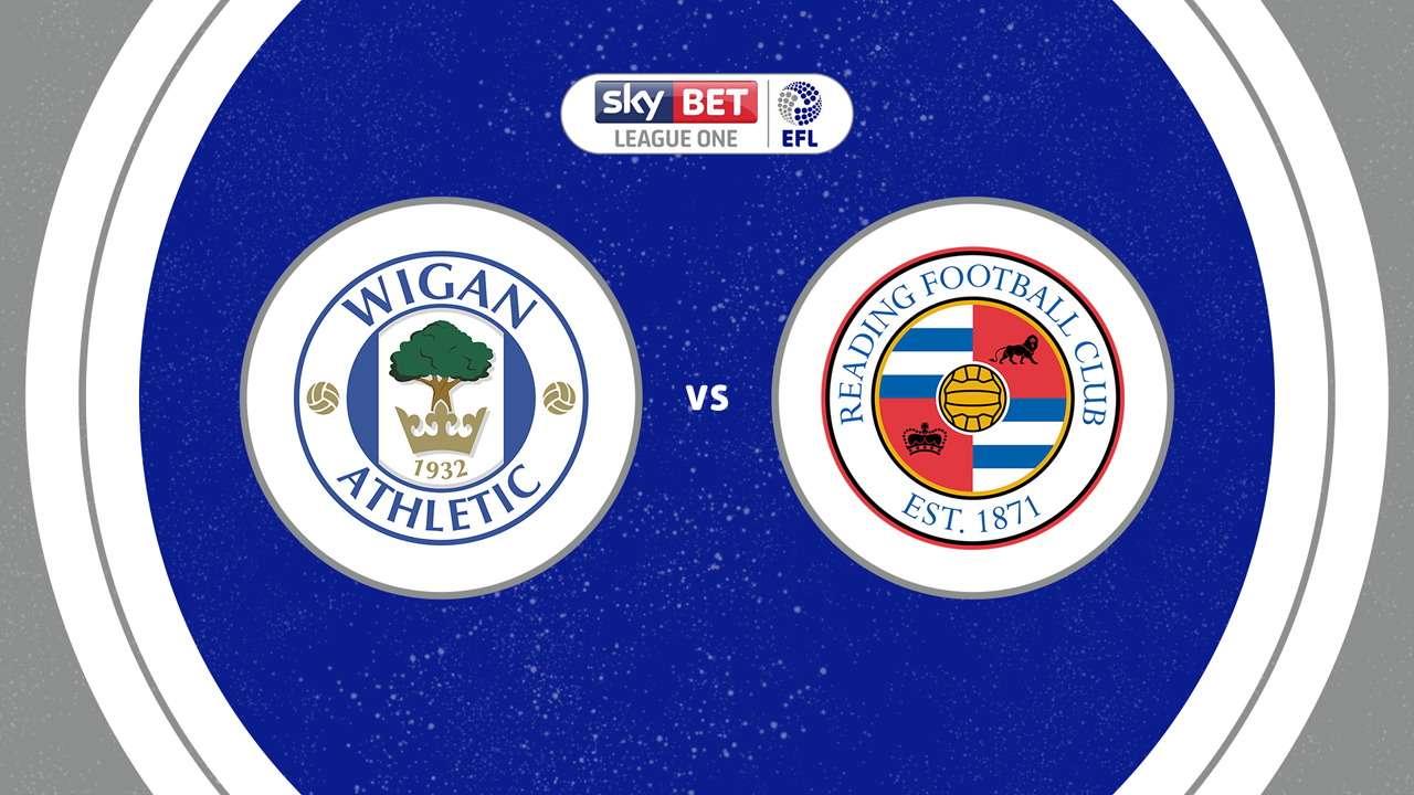 Wigan Athletic vs Reading poster Wigan Athletic vs Reading poster