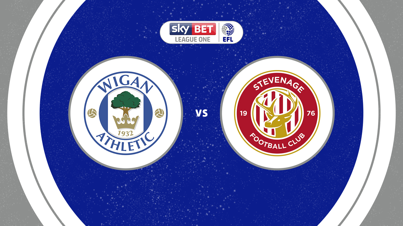 Wigan Athletic vs Stevenage poster