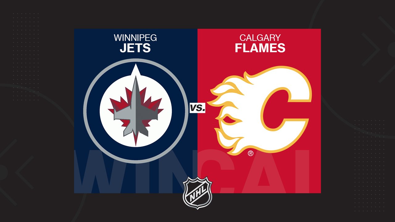 Winnipeg Jets vs Calgary Flames poster