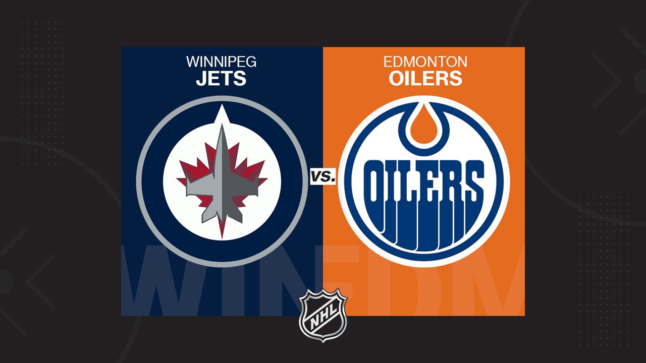Winnipeg Jets vs Edmonton Oilers poster
