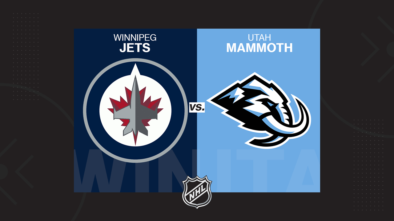 Winnipeg Jets vs Utah Mammoth poster