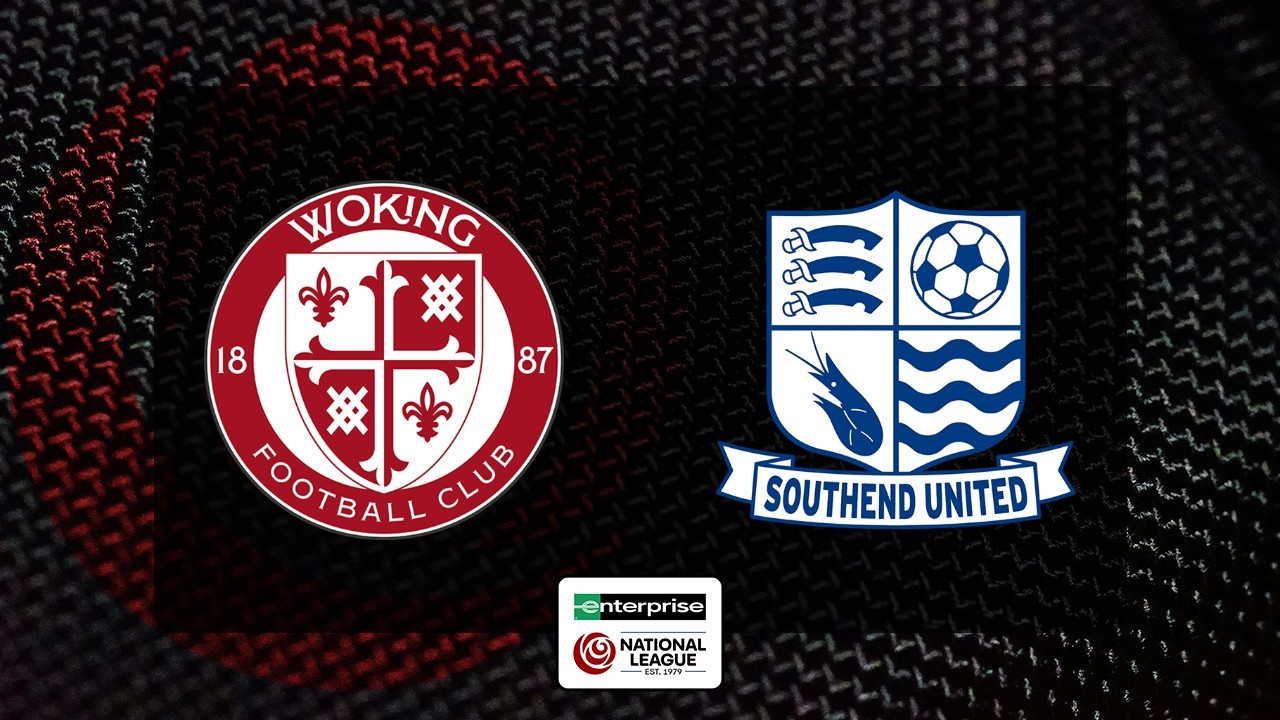 Woking vs Southend United poster