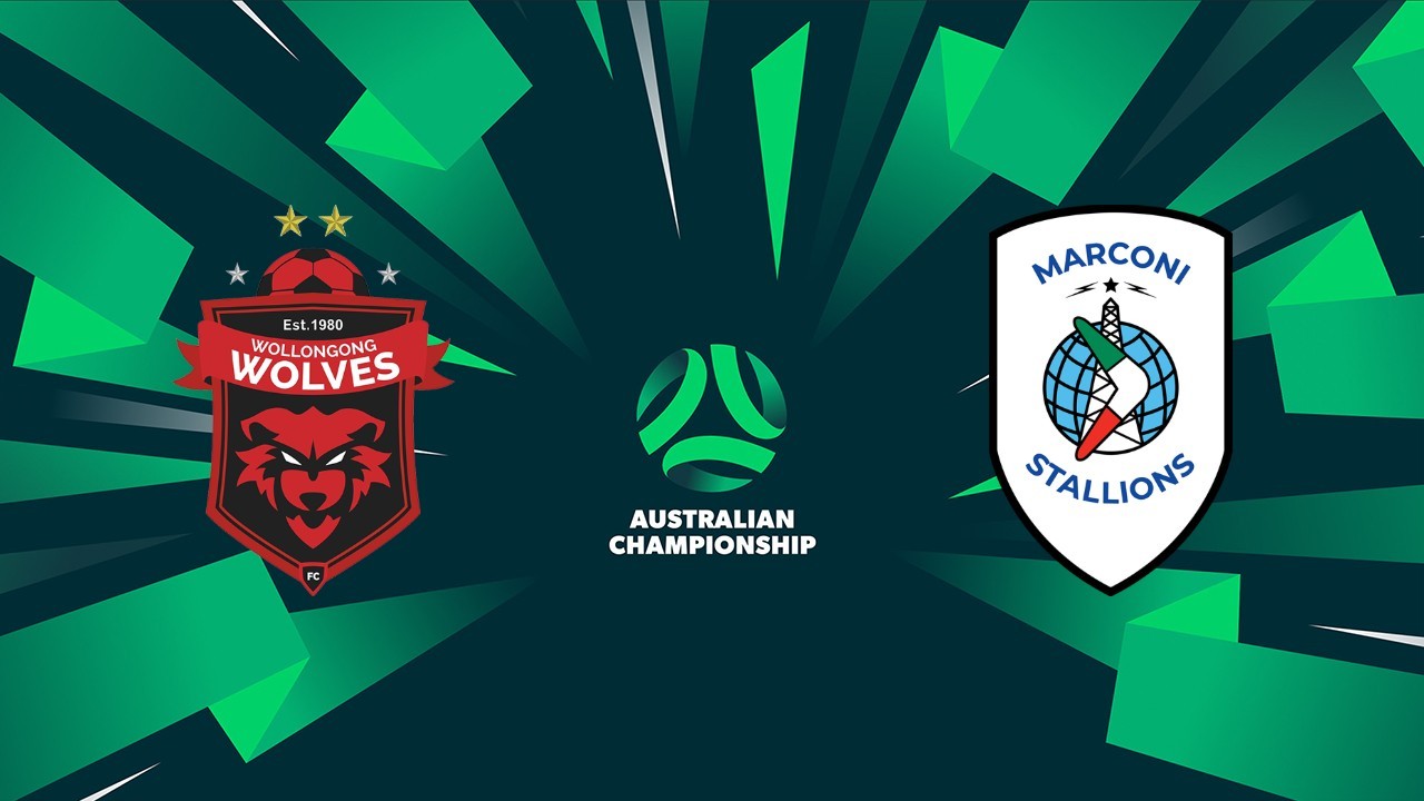 Wollongong Wolves vs Marconi Stallions poster Wollongong Wolves vs Marconi Stallions poster