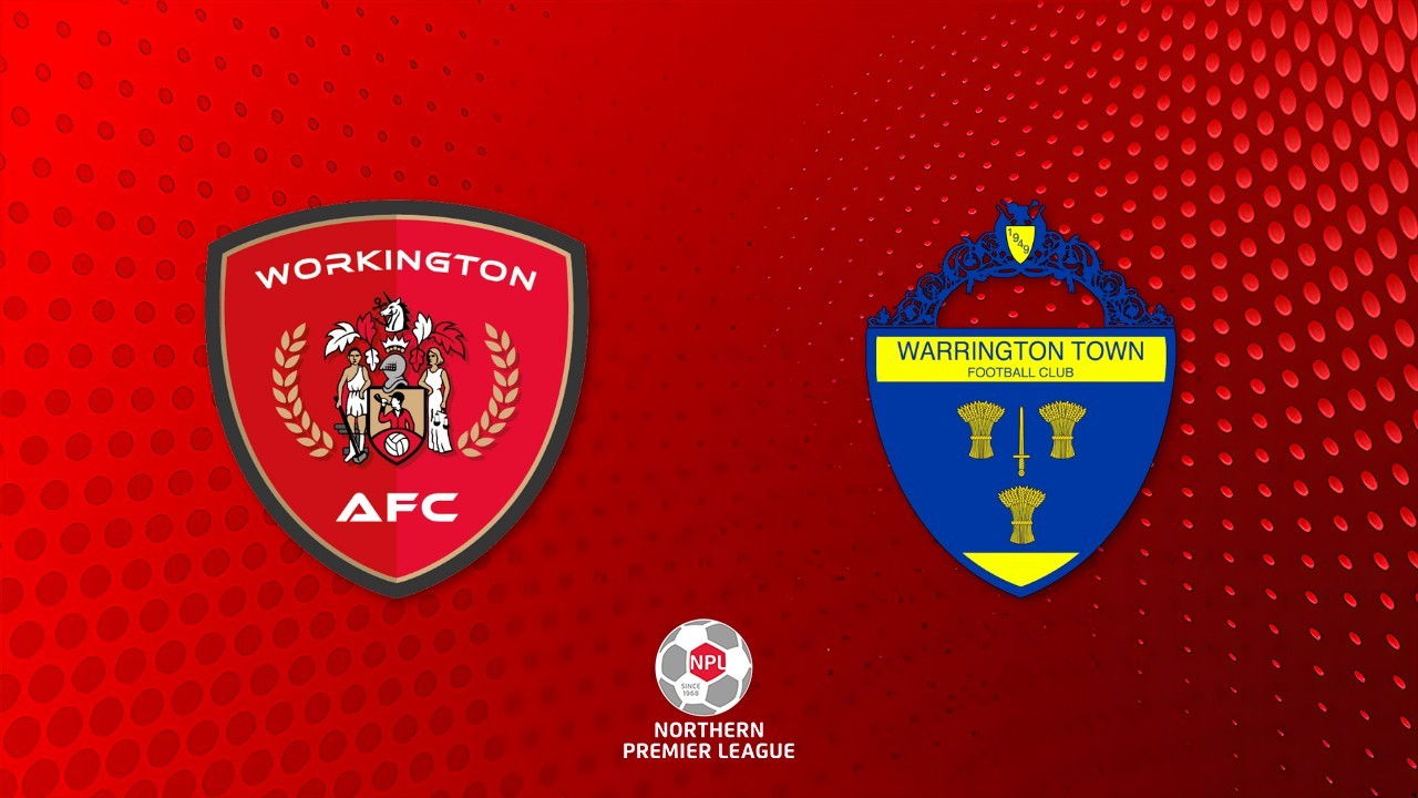Workington vs Warrington Town poster Workington vs Warrington Town poster