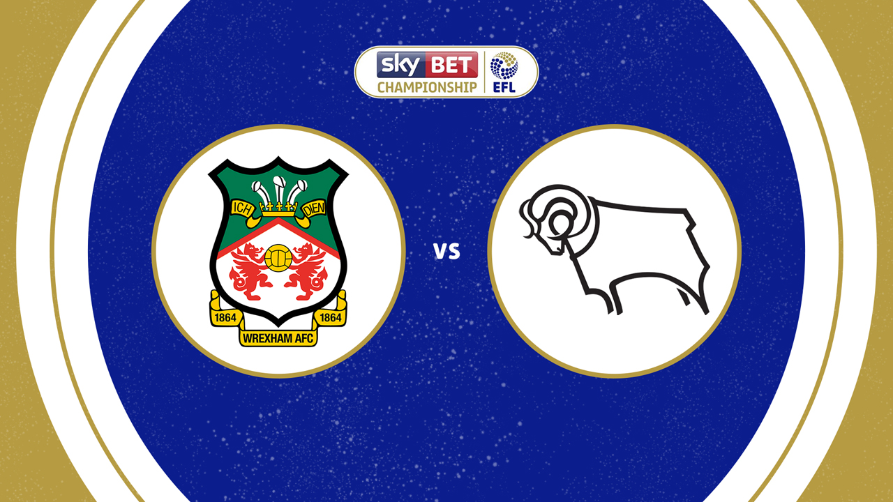 Wrexham vs Derby County poster Wrexham vs Derby County poster