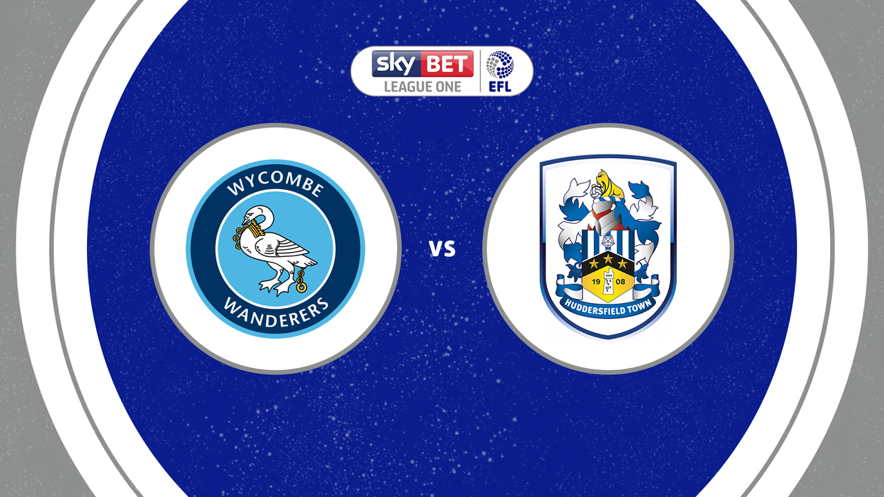Wycombe Wanderers vs Huddersfield Town poster
