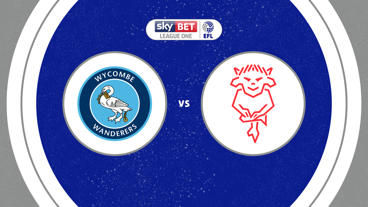 Wycombe Wanderers vs Lincoln City poster Wycombe Wanderers vs Lincoln City poster